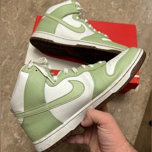 Nike Dunk High SE Inspected By Swoosh Honeydew